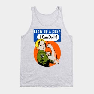 I can do it! (Distressed print) Tank Top